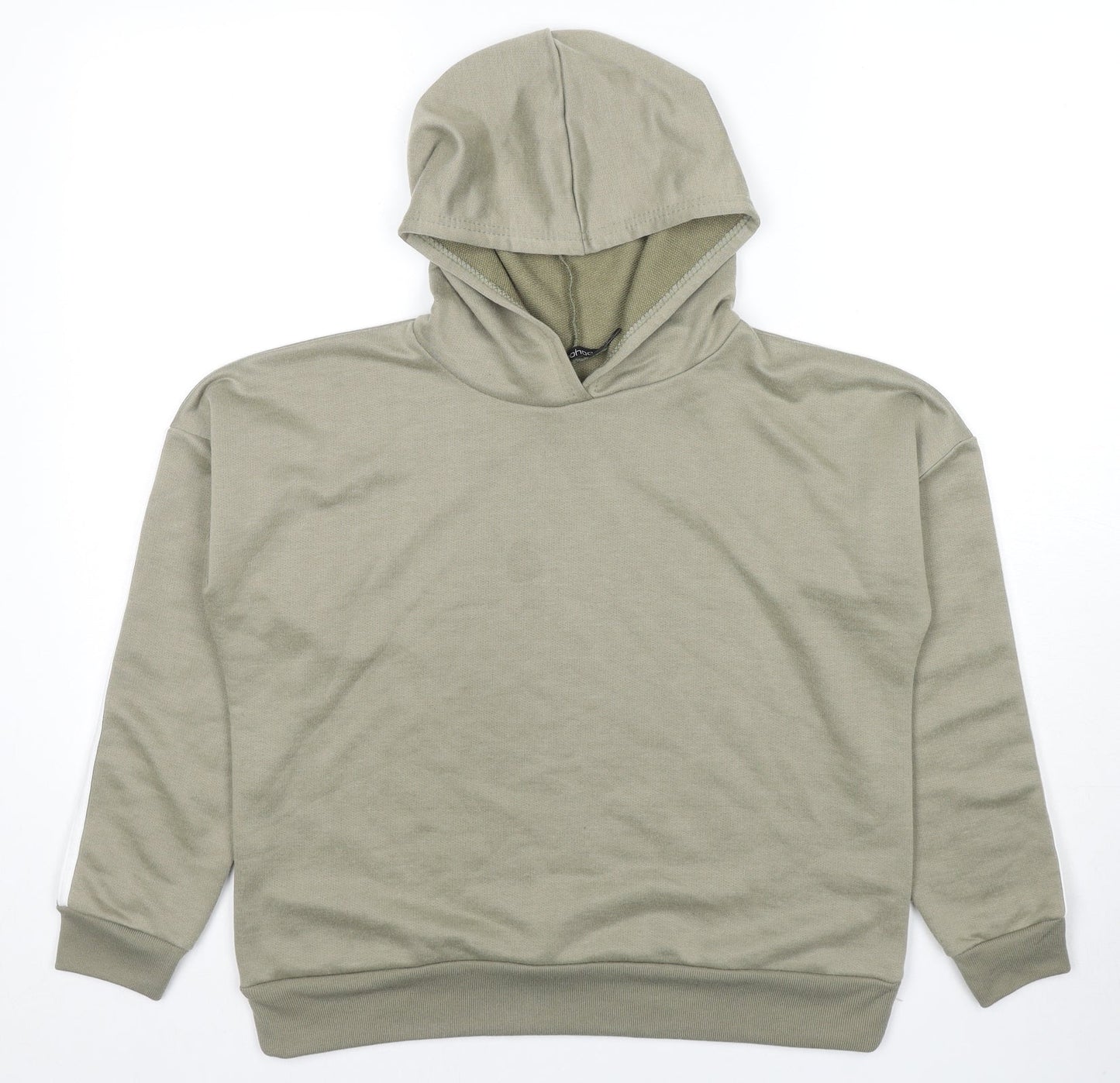 Boohoo Womens Brown Polyester Pullover Hoodie Size 8 Pullover