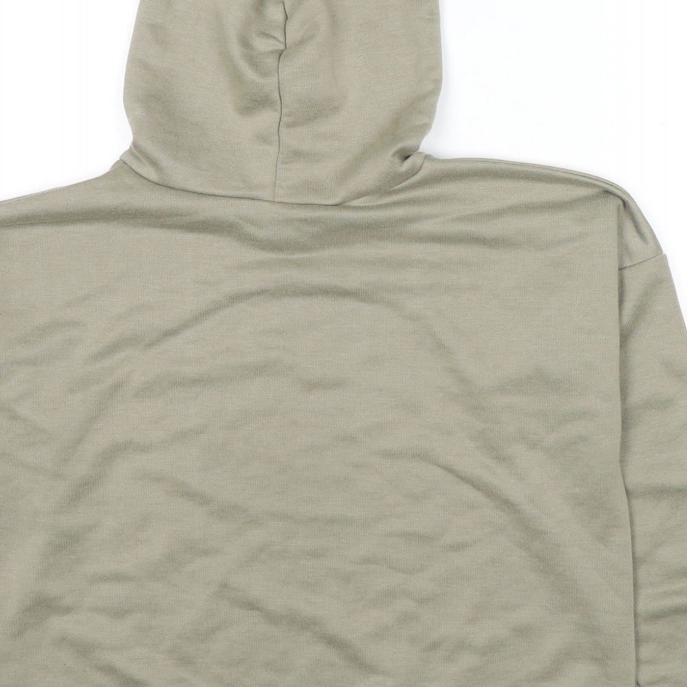 Boohoo Womens Brown Polyester Pullover Hoodie Size 8 Pullover