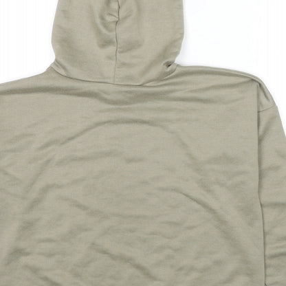 Boohoo Womens Brown Polyester Pullover Hoodie Size 8 Pullover