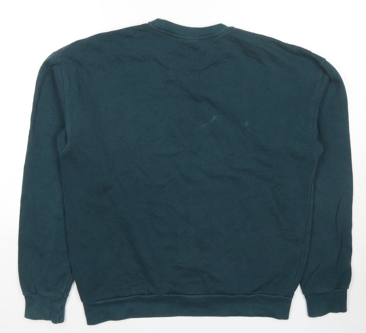 Topman Mens Green Cotton Pullover Sweatshirt Size XS - Size 2XS