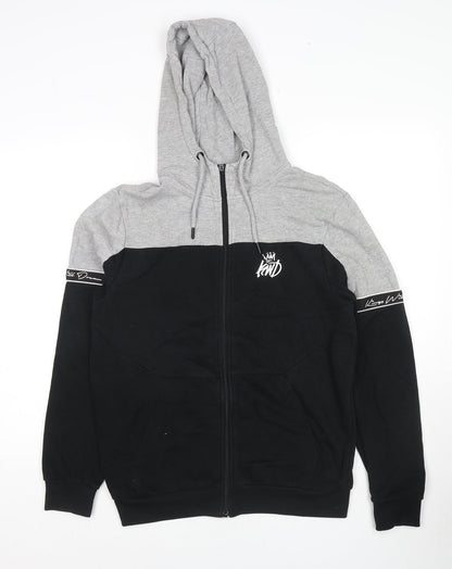Mens UK Size S Kings Will Dream Black Full Zip Hoodie