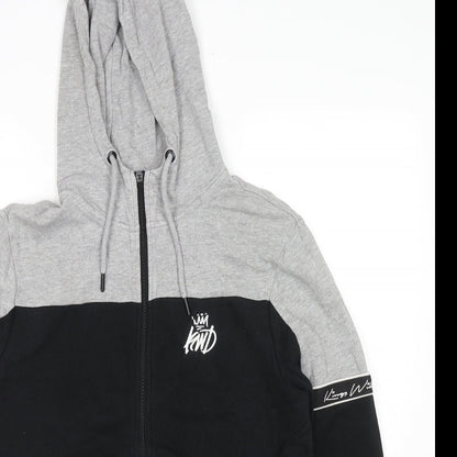 Mens UK Size S Kings Will Dream Black Full Zip Hoodie