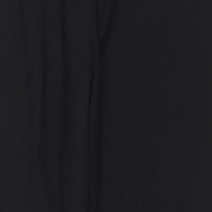 Nightingales Womens Black Polyester Trousers Size 16 L28 in Regular Zip