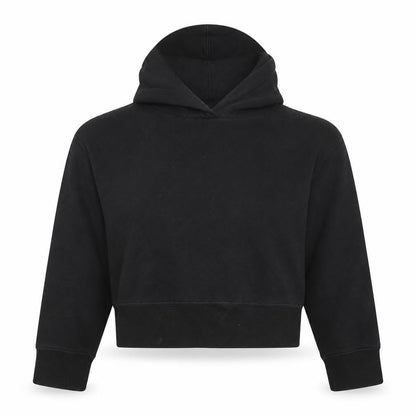 Zara Womens Black Cotton Pullover Hoodie Size M Pullover