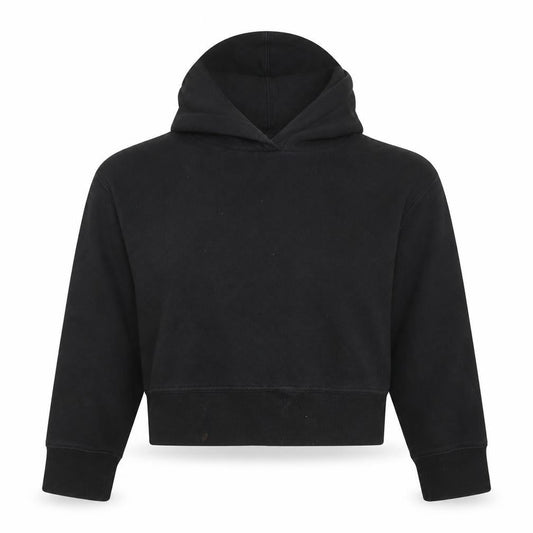 Zara Womens Black Cotton Pullover Hoodie Size M Pullover