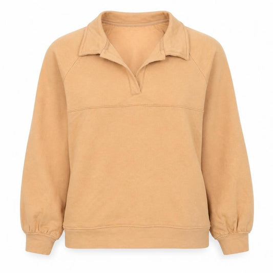 NEXT Womens Beige Cotton Pullover Sweatshirt Size XS Pullover