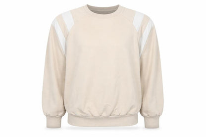 Pinky Doll Womens Beige Cotton Pullover Sweatshirt Size 8 Pullover