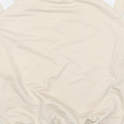 Pinky Doll Womens Beige Cotton Pullover Sweatshirt Size 8 Pullover