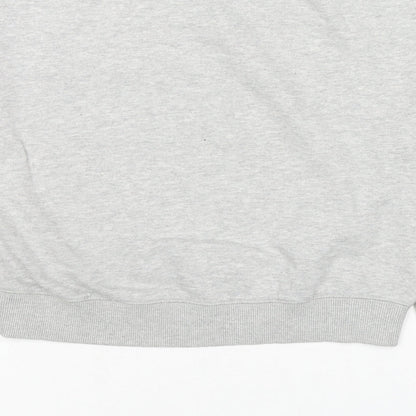 Miss Selfridge Womens Grey Cotton Pullover Sweatshirt Size 6 Pullover - Queen Bee
