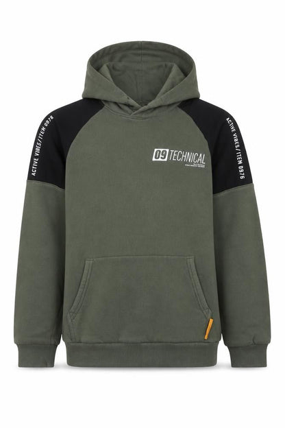 H&M Boys Green Cotton Pullover Sweatshirt Size 10-11 Years Pullover - Active Vibes Technical Age 10-12 Years