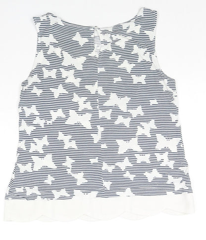 Womens UK Size 8 Dorothy Perkins White Basic Tank