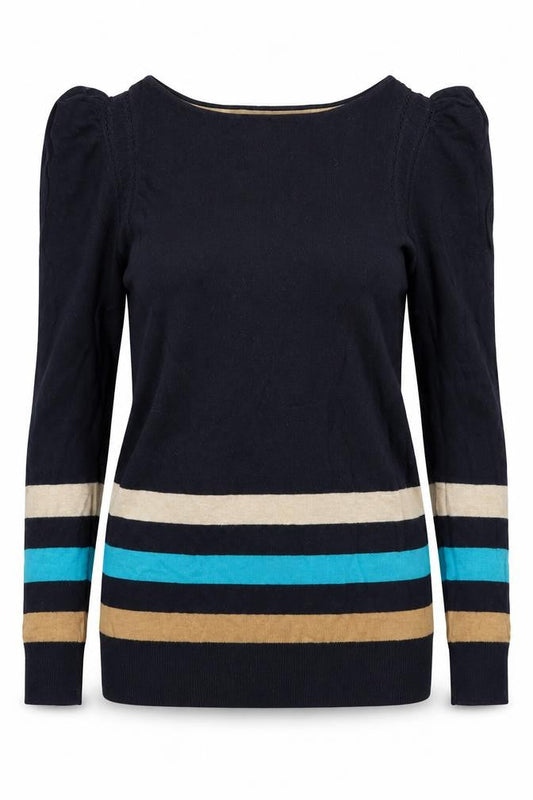 Womens UK Size 10 Betty Jackson Black Pullover Jumper