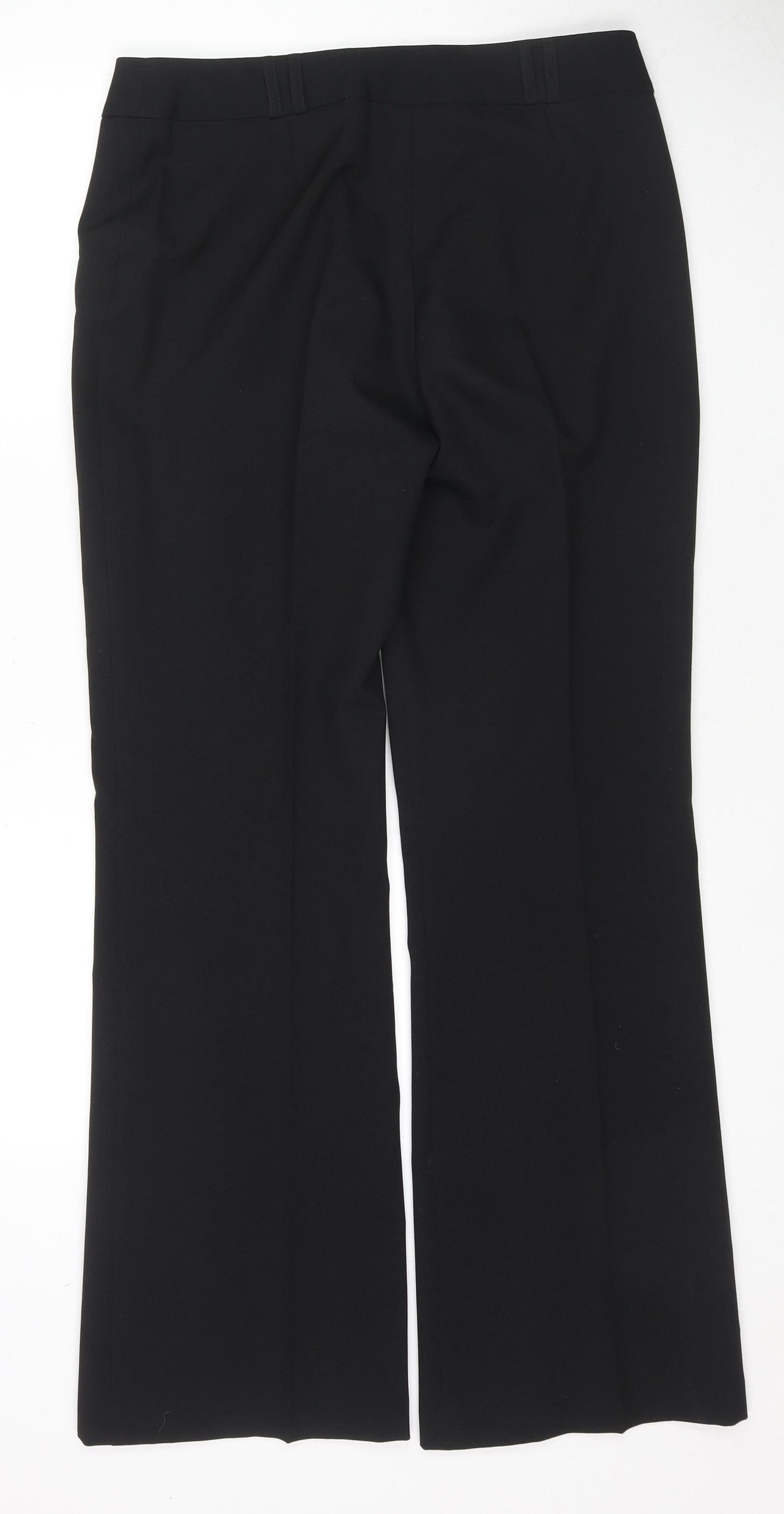Womens UK Size 14 NL Collection Regular Fit  Black Trousers
