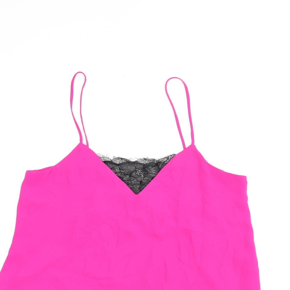 Womens UK Size 6 Topshop Pink Camisole Tank