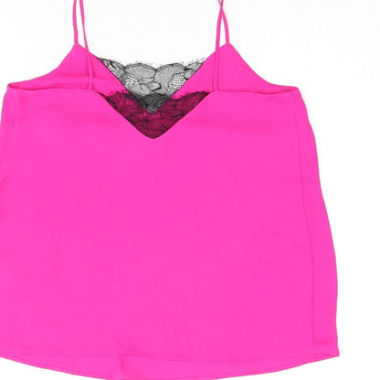 Womens UK Size 6 Topshop Pink Camisole Tank