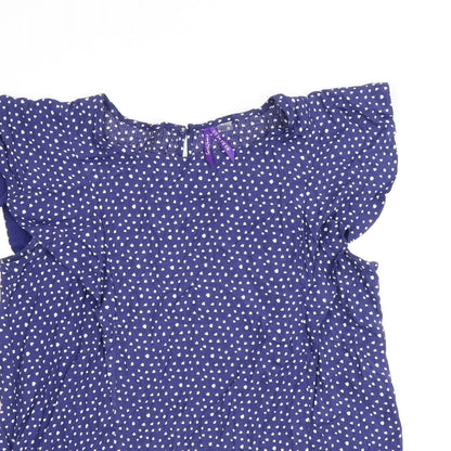 Womens UK Size 12 Seraphine Blue Basic Tank