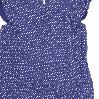 Womens UK Size 12 Seraphine Blue Basic Tank