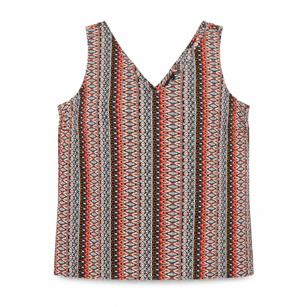 Womens UK Size 16 M&Co Multicoloured Basic Tank