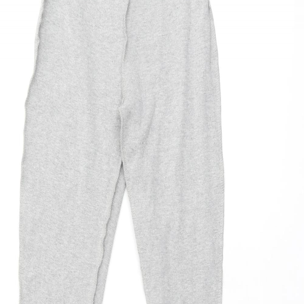 Womens UK Size 4 PRETTYLITTLETHING Regular Fit  Grey Trousers