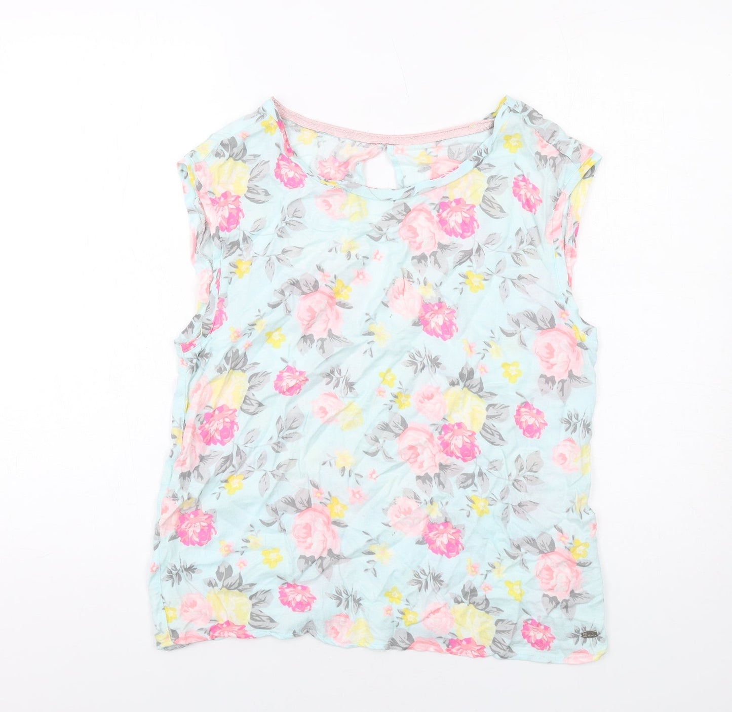 Womens UK Size S TOM TAILOR Multicoloured Basic Tank