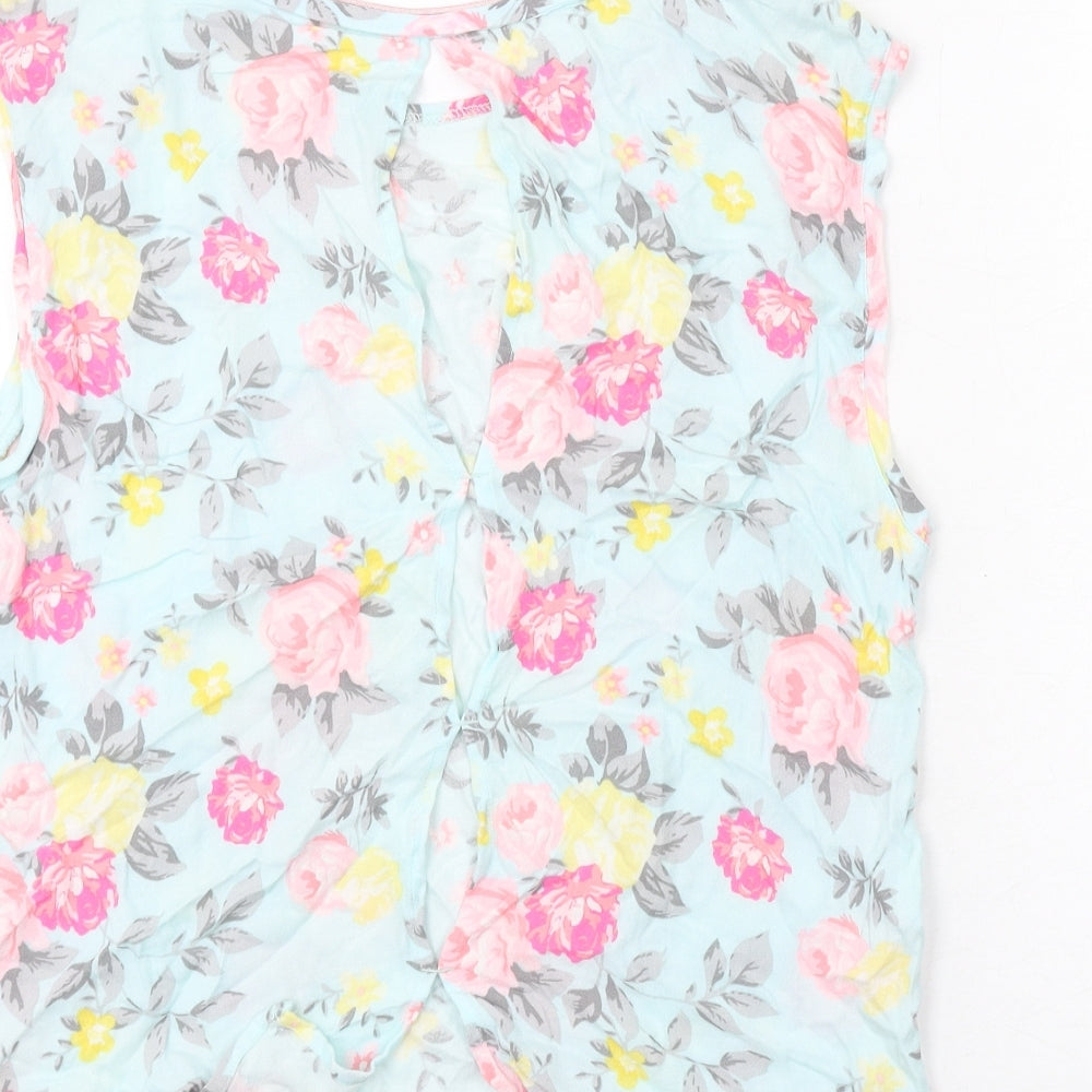 Womens UK Size S TOM TAILOR Multicoloured Basic Tank
