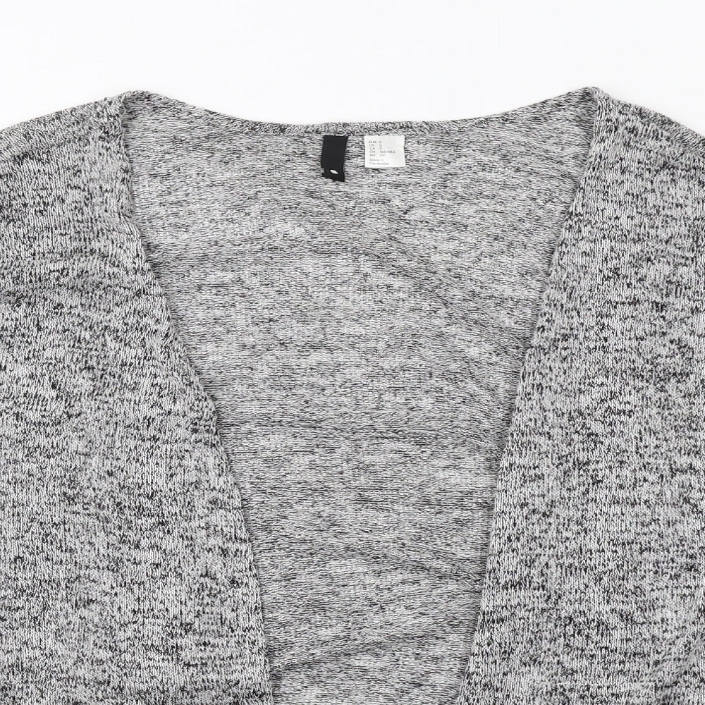 Womens UK Size S H&M Grey Cardigan Jumper