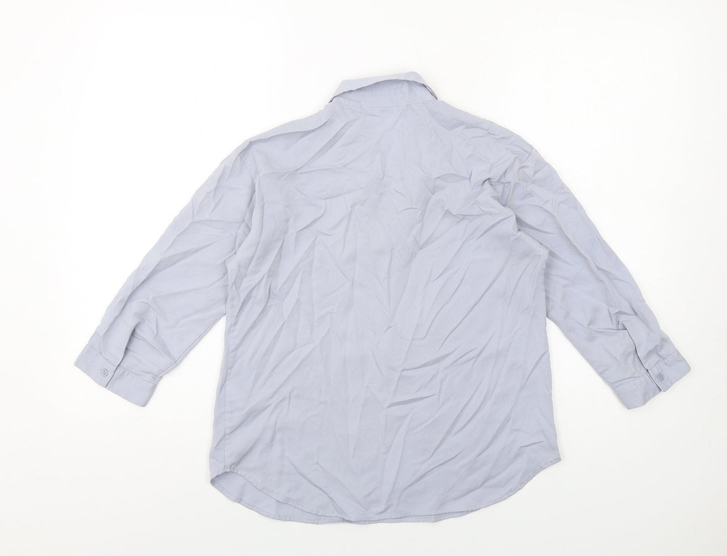 Womens UK Size XS Uniqlo Blue Basic Blouse