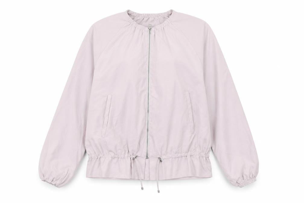 Womens UK Size S Zara Purple Bomber Jacket