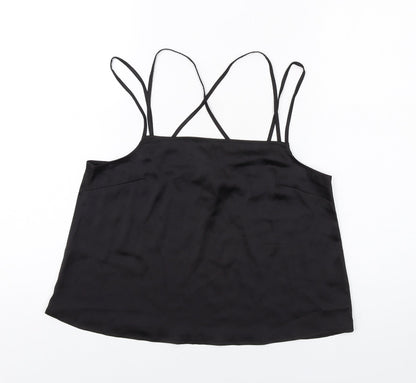 Womens UK Size 10 H&M Black Camisole T-Shirt