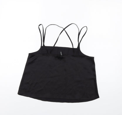 Womens UK Size 10 H&M Black Camisole T-Shirt