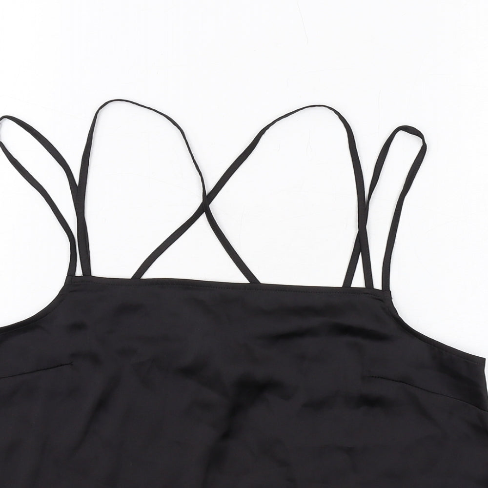 Womens UK Size 10 H&M Black Camisole T-Shirt