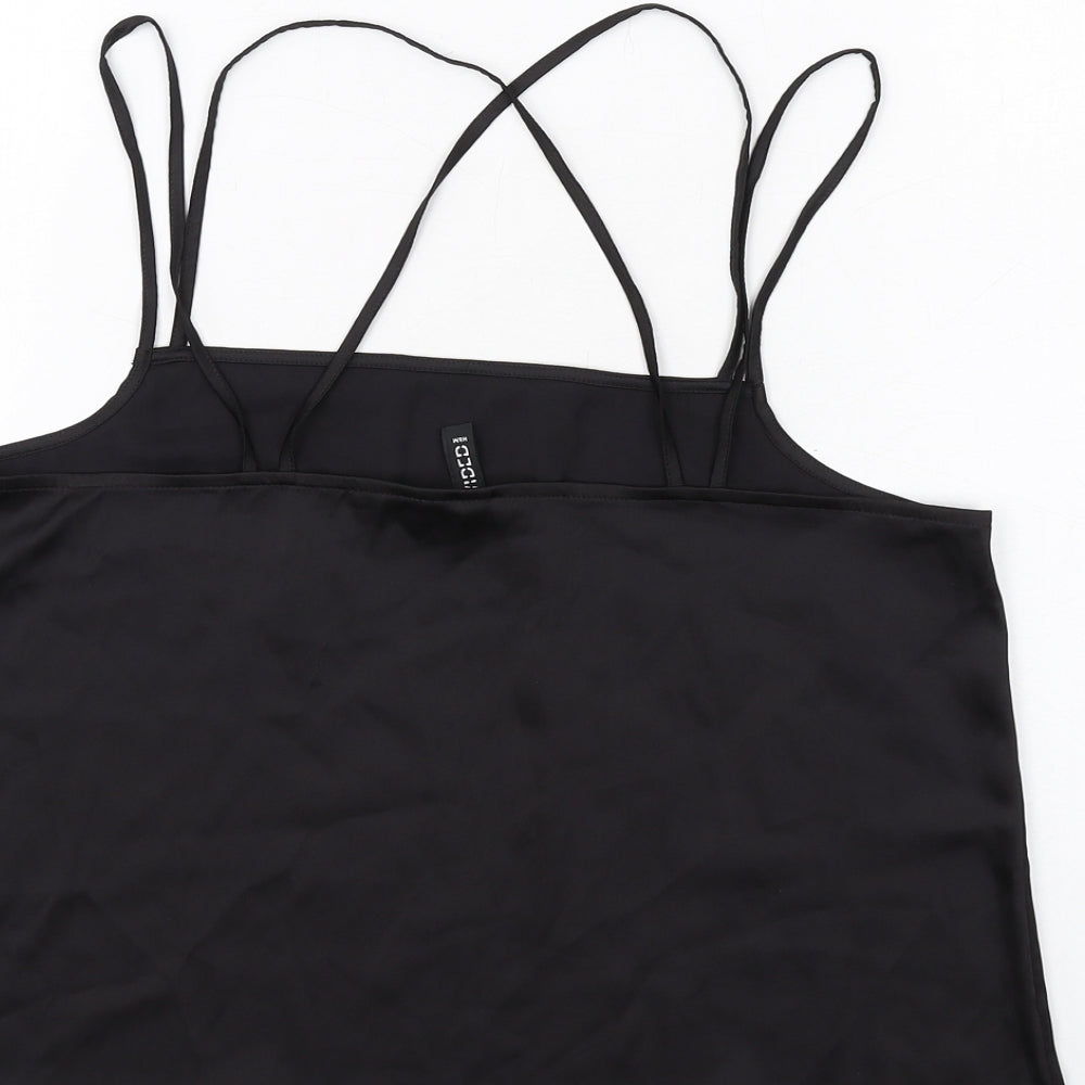 Womens UK Size 10 H&M Black Camisole T-Shirt