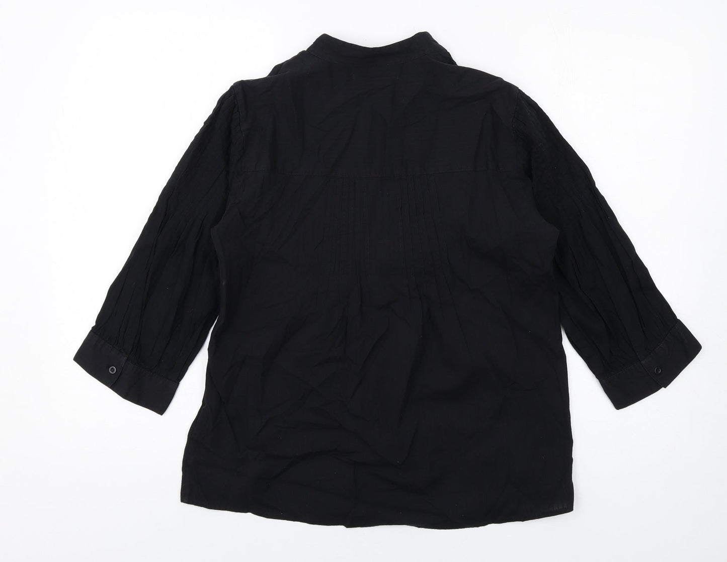 Womens UK Size L VERO MODA Black Basic Blouse