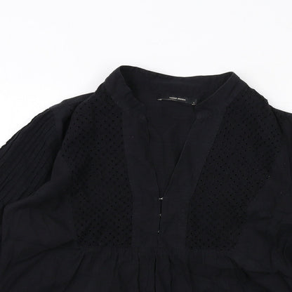 Womens UK Size L VERO MODA Black Basic Blouse
