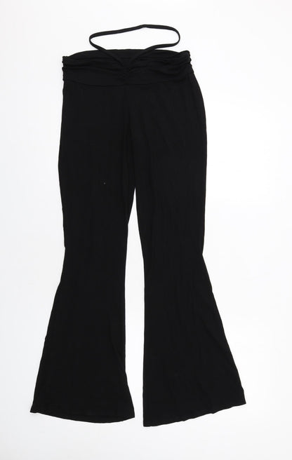Womens UK Size 8 ASOS Regular Fit  Black Trousers