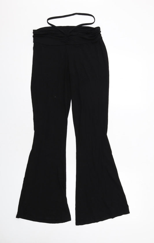 Womens UK Size 8 ASOS Regular Fit  Black Trousers