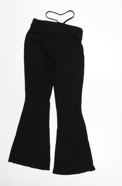 Womens UK Size 8 ASOS Regular Fit  Black Trousers