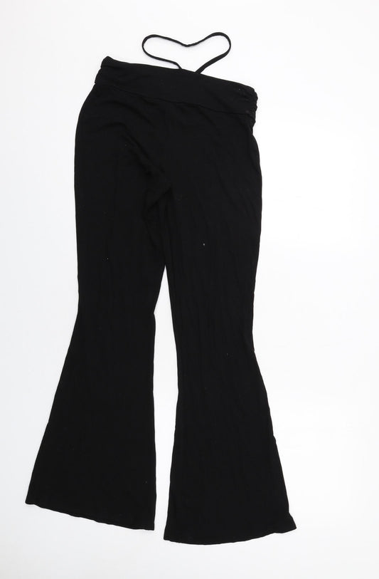Womens UK Size 8 ASOS Regular Fit  Black Trousers
