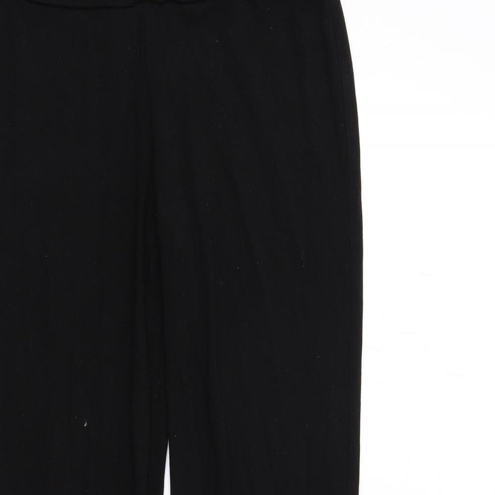 Womens UK Size 8 ASOS Regular Fit  Black Trousers