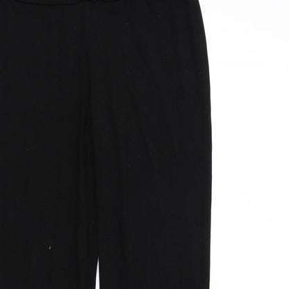 Womens UK Size 8 ASOS Regular Fit  Black Trousers