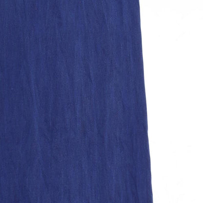 NEXT Womens Blue Cotton Maxi Size 8 Square Neck Pullover