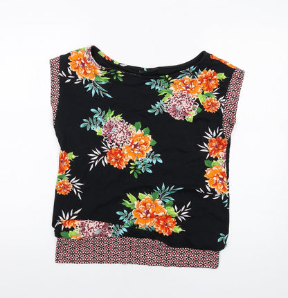 Womens UK Size S Wallis Multicoloured Basic T-Shirt