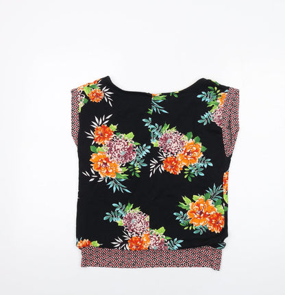 Womens UK Size S Wallis Multicoloured Basic T-Shirt