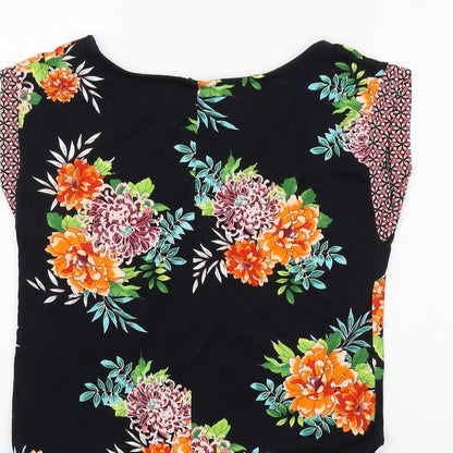 Womens UK Size S Wallis Multicoloured Basic T-Shirt
