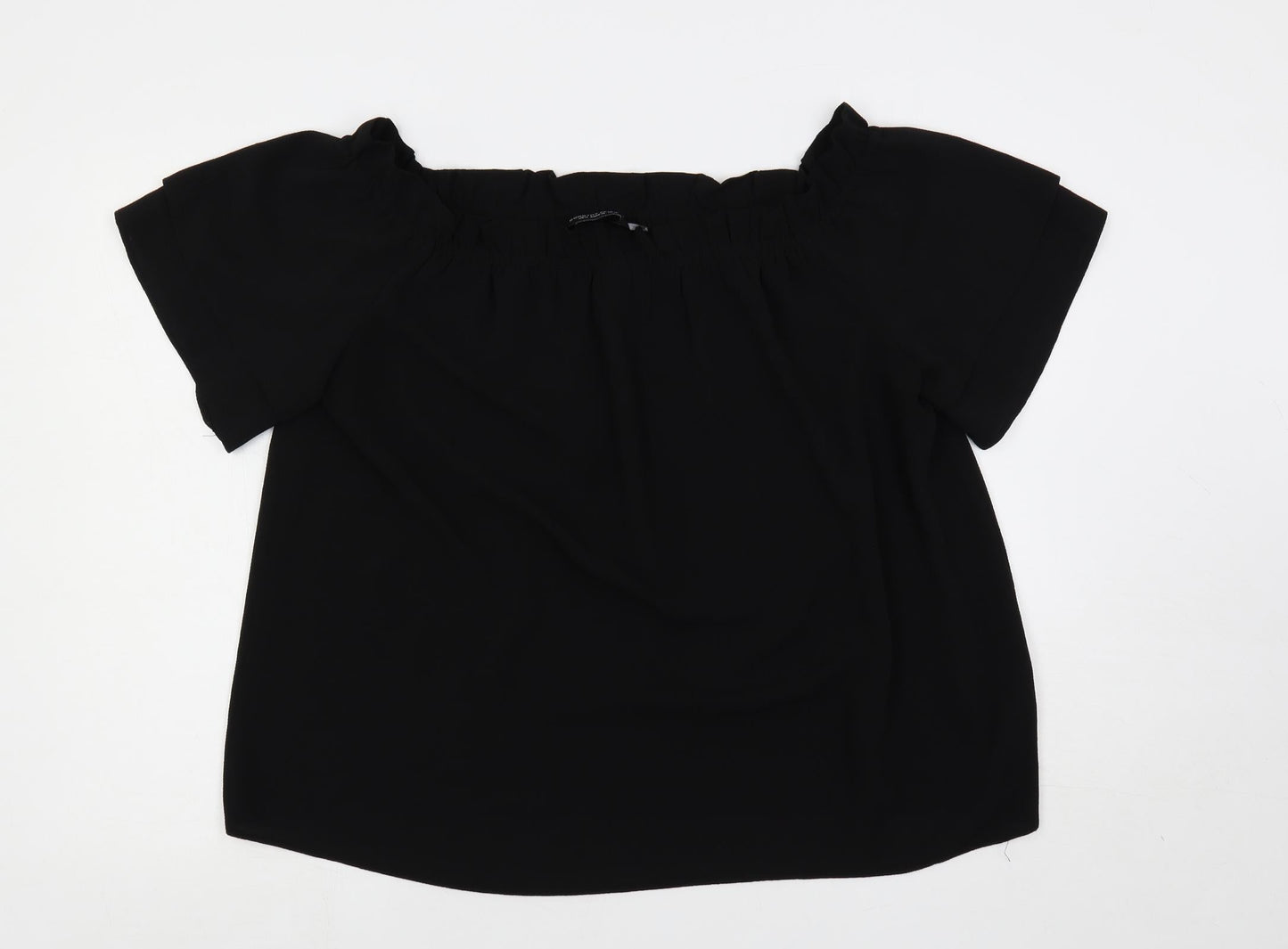 Womens UK Size 18 Dorothy Perkins Blue Basic Blouse