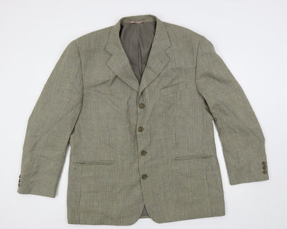Mens UK Size 44 SCOTT Regular Green Suit Jacket