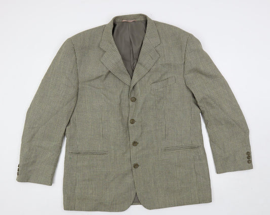 Mens UK Size 44 SCOTT Regular Green Suit Jacket