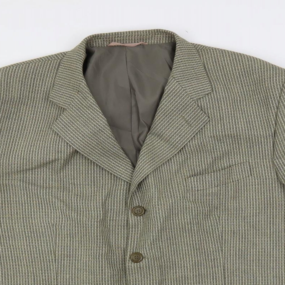 Mens UK Size 44 SCOTT Regular Green Suit Jacket