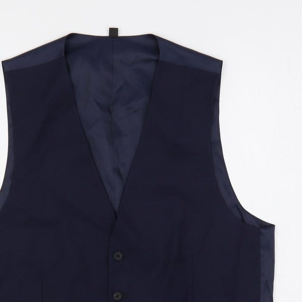 Mens UK Size 42 Marks and Spencer Regular Blue Suit Jacket
