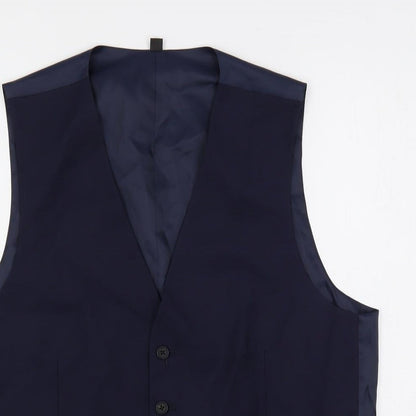 Mens UK Size 42 Marks and Spencer Regular Blue Suit Jacket